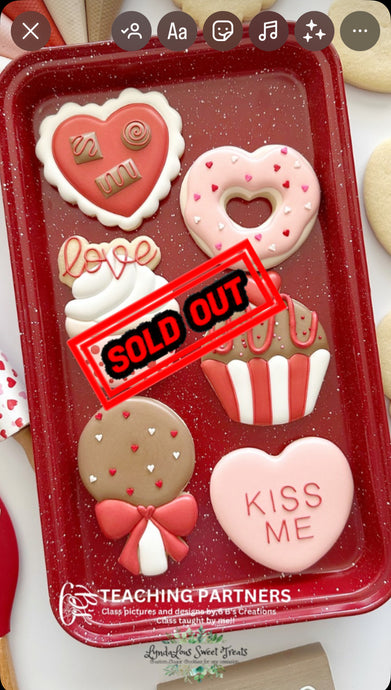 Sweet Valentines cookie decorating class 2/8/25 at 3p.m